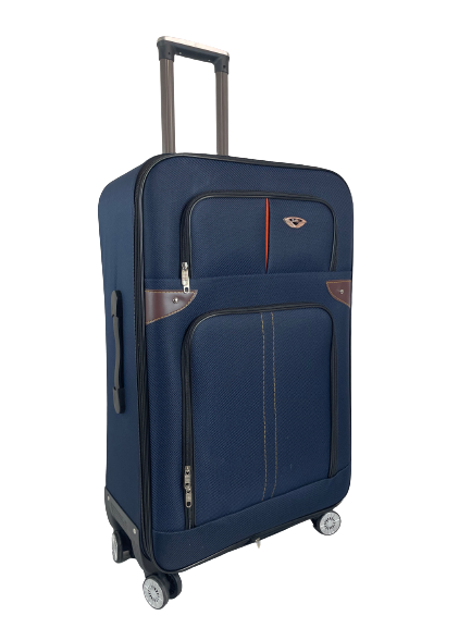 Red Hard-shell Suitcase in Detail with Combination Lock. Stock Image