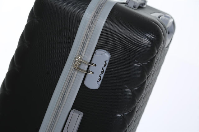 Lightweight Luggage Travel Suitcase - Black