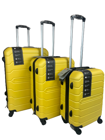Lightweight Hardshell Suitcase 871 - Yellow