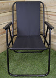 Black Folding Camp Chair