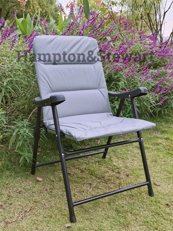 Heavy Duty Luxury Padded High Back Director Folding Camping Deluxe Chairs