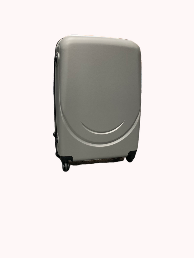Hard Shell Large Suitcase Silver