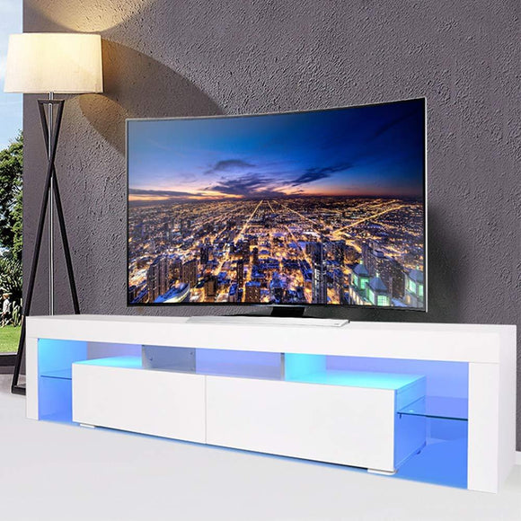 LED TV STAND 160CM - WHITE