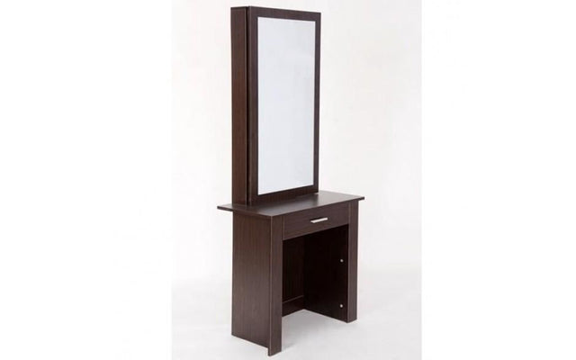 WOODEN MAKEUP JEWERLY DRESSING TABLE - WALNUT