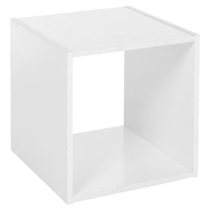 Modern White Wooden Storage Display Cube